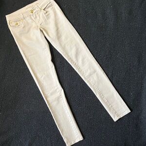 🔥 ARDEN B WOMENS SIZE 0 TAN / CREAM SKINNY JEANS